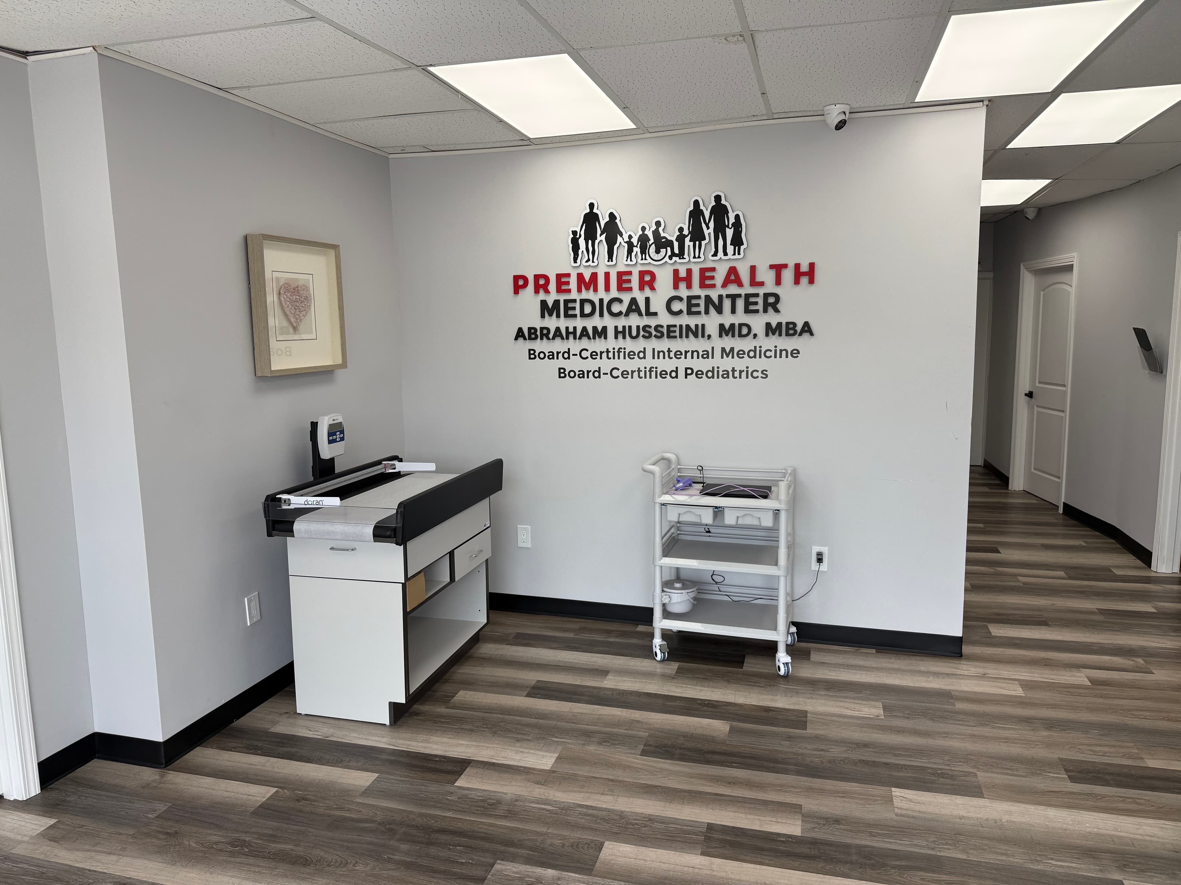 Premier Health triage area